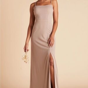 Birdy Grey Tan Maxi Dress with Slit